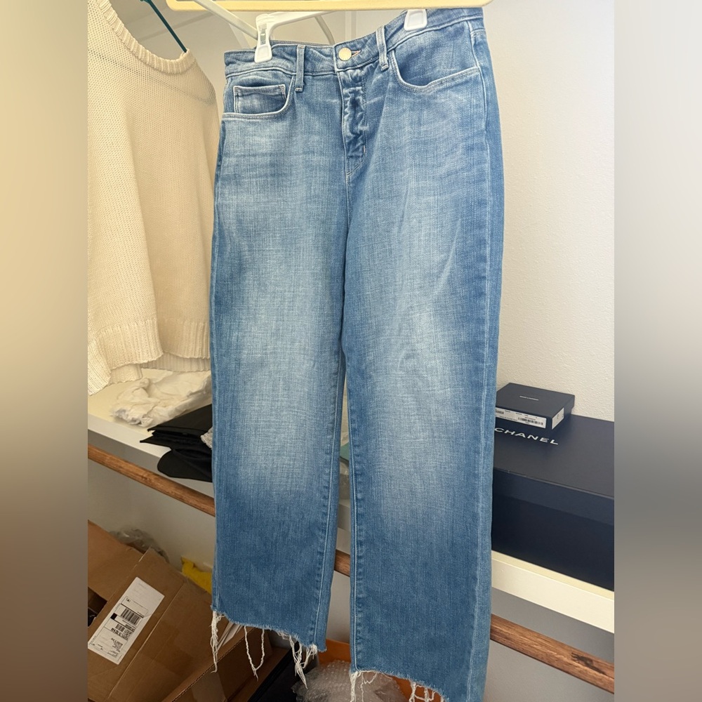 L'AGENCE Blue Flare & Wide Leg Jeans